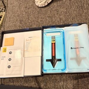 MAGIC JOHN Phone Screen Protector Installation Kit Blue iPhone 15 Pro Max 6.7in